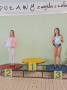 Worek medali na zawodach rejonowych w pływaniu dla Szkoły Podstawowej nr 3 w Lubartowie